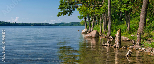 Fototapeta Naklejka Na Ścianę i Meble -  Landscape with Polish lake 
