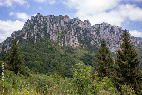 letro valley with val concei and lakes and mountains of trentino photo