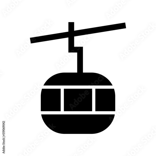 funicular icon or logo isolated sign symbol vector illustration - high quality black style vector icons


