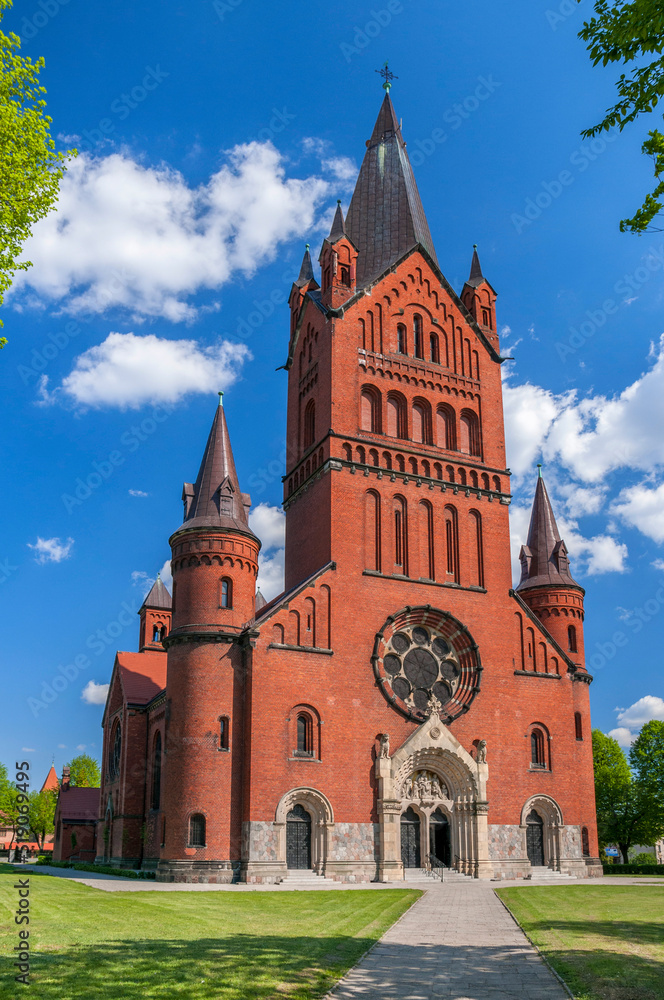 Obraz premium Church of the Annunciation of the Blessed Virgin Mary in Inowrocław