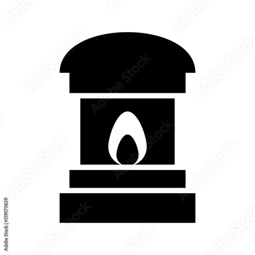 lantern icon or logo isolated sign symbol vector illustration - high quality black style vector icons 