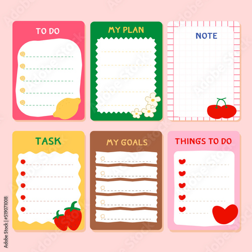 illustration vector Blank reminder paper notes, sticky note pad with tape, memo pad, memo, planner, reminder, message.
