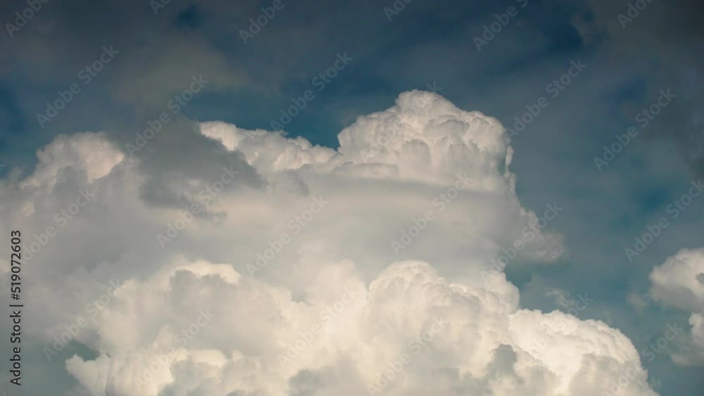 Timelapse of clouds growing and changing over time. Timelapse of clouds growing and changing over time.