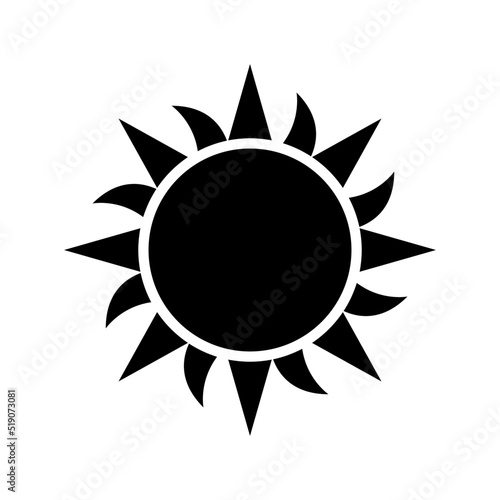 sun icon or logo isolated sign symbol vector illustration - high quality black style vector icons

