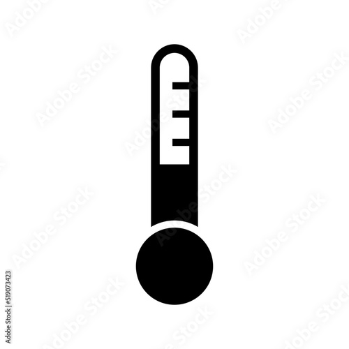 thermometer icon or logo isolated sign symbol vector illustration - high quality black style vector icons


