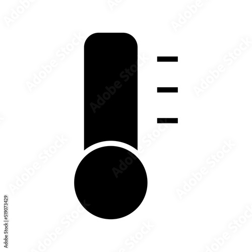 thermometer icon or logo isolated sign symbol vector illustration - high quality black style vector icons

