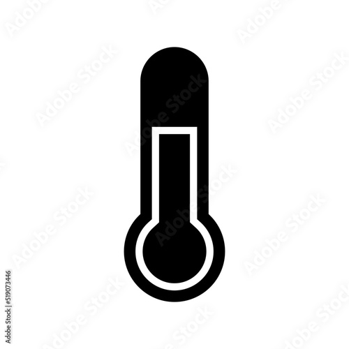 thermometer icon or logo isolated sign symbol vector illustration - high quality black style vector icons

