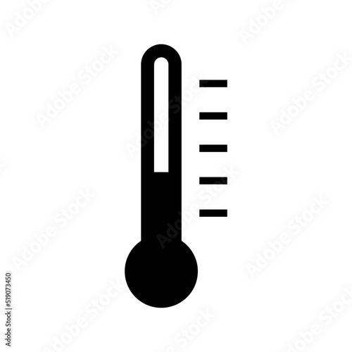 thermometer icon or logo isolated sign symbol vector illustration - high quality black style vector icons

