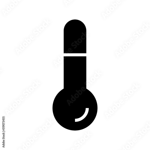 thermometer icon or logo isolated sign symbol vector illustration - high quality black style vector icons

