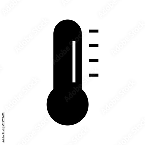 thermometer icon or logo isolated sign symbol vector illustration - high quality black style vector icons

