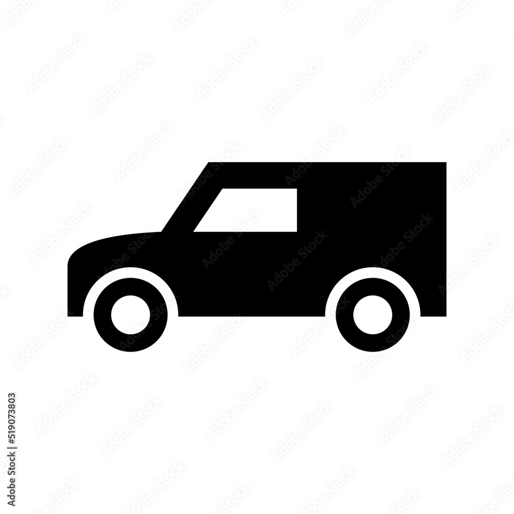 van icon or logo isolated sign symbol vector illustration - high quality black style vector icons
