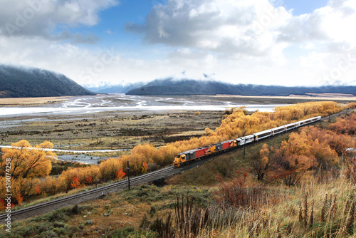 train on the railroad newzealand