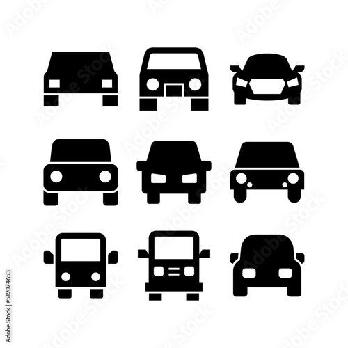 convertible car icon or logo isolated sign symbol vector illustration - high quality black style vector icons 