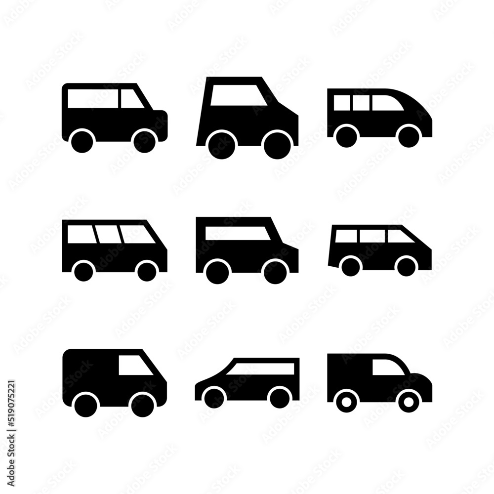 van icon or logo isolated sign symbol vector illustration - high quality black style vector icons
