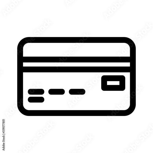 credit card icon or logo isolated sign symbol vector illustration - high quality black style vector icons 