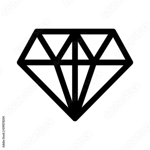 diamond icon or logo isolated sign symbol vector illustration - high quality black style vector icons
