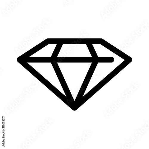 diamond icon or logo isolated sign symbol vector illustration - high quality black style vector icons
