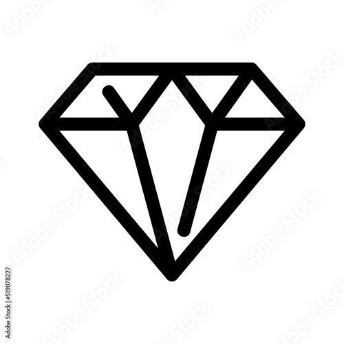 diamond icon or logo isolated sign symbol vector illustration - high quality black style vector icons

