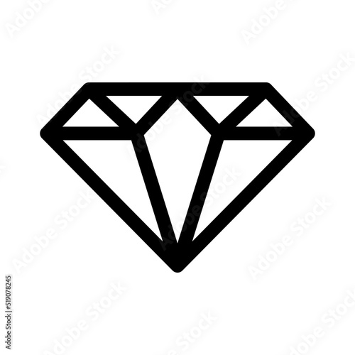 diamond icon or logo isolated sign symbol vector illustration - high quality black style vector icons
