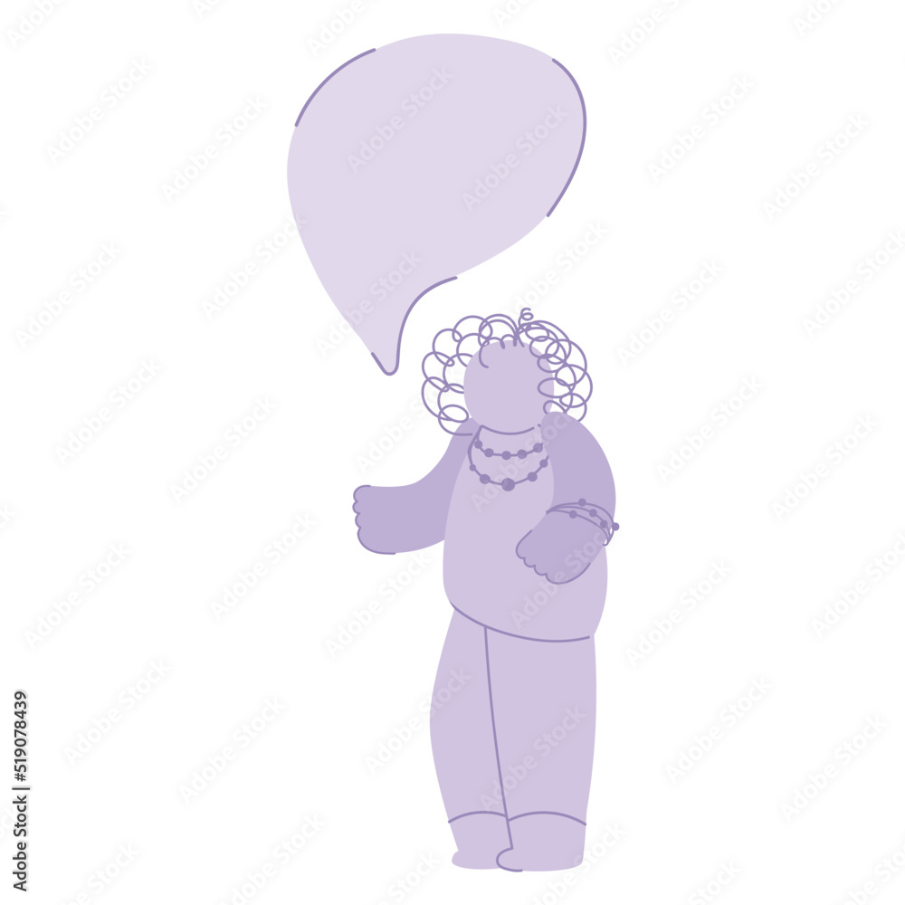 Woman with speech bubble for your text. unusual talking, protesting woman. Attractive overweight lady. Female cartoon character. Body positive. Plus size woman Woman with speech bubble for your text. unusual talking, protesting woman. Attractive overweight lady. Female cartoon character. Body positive. Plus size woman