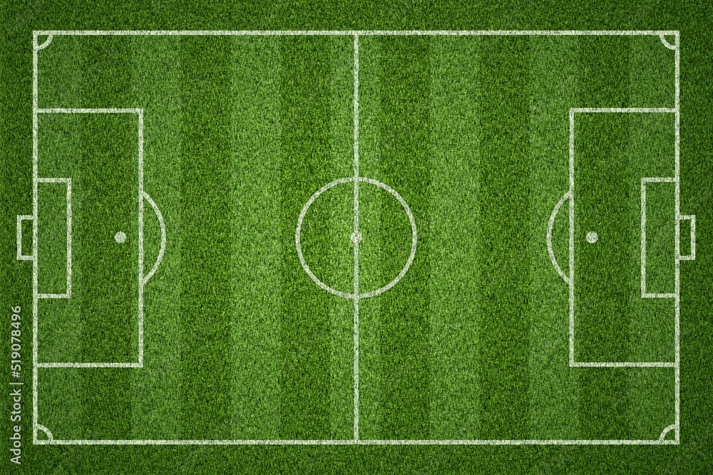 Soccer field or Football field on green grass background Soccer field or Football field on green grass background