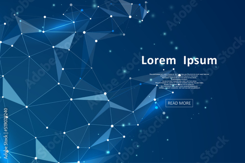 Abstract polygonal space.