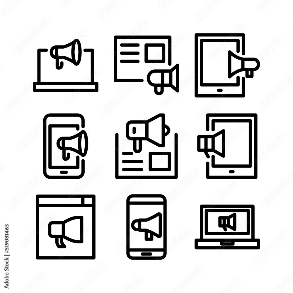 advertising icon or logo isolated sign symbol vector illustration - high quality black style vector icons
advertising icon or logo isolated sign symbol vector illustration - high quality black style vector icons