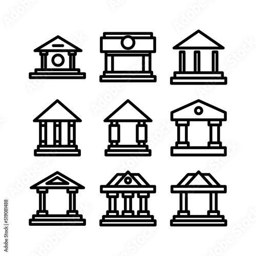 banking icon or logo isolated sign symbol vector illustration - high quality black style vector icons 