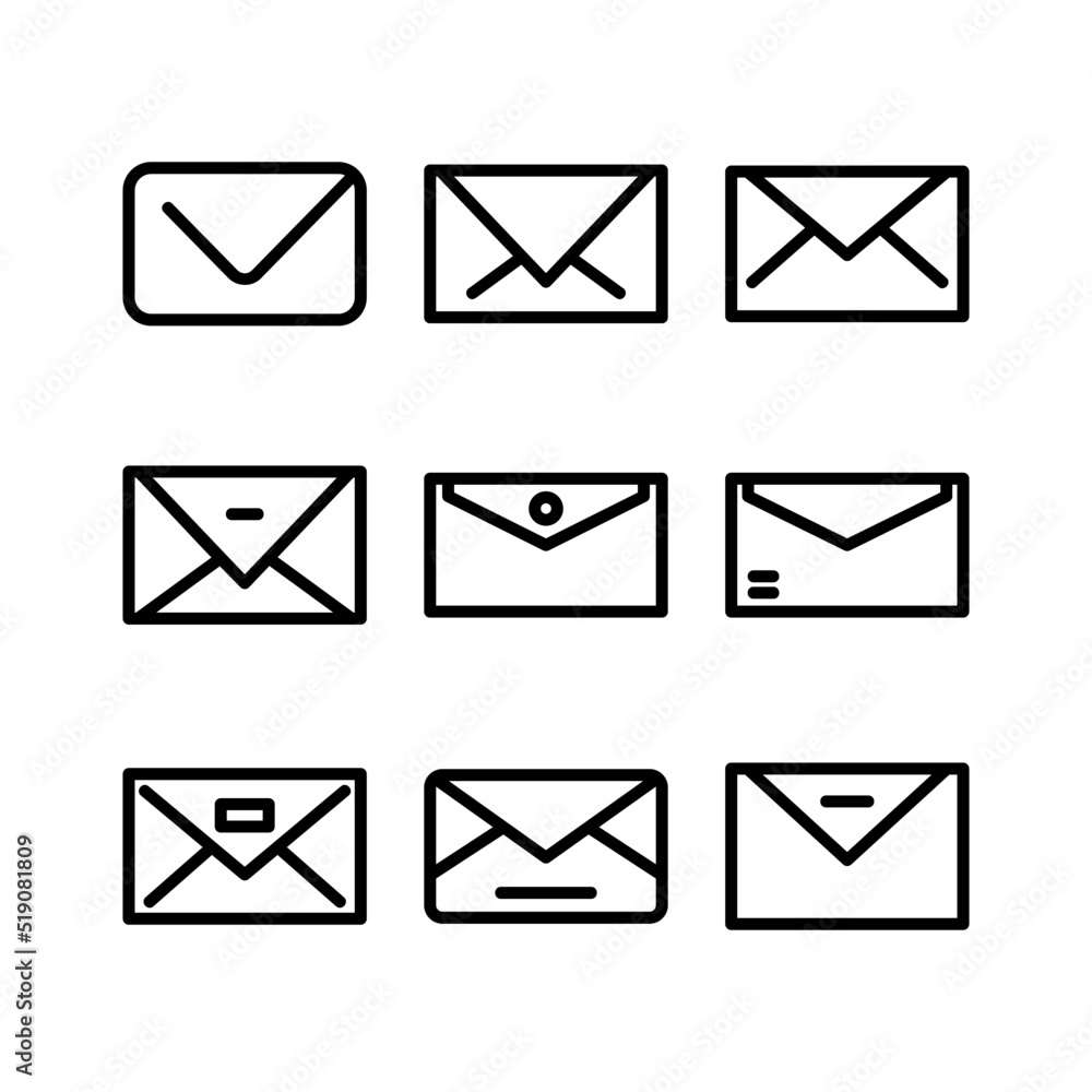 envelope icon or logo isolated sign symbol vector illustration - high quality black style vector icons
envelope icon or logo isolated sign symbol vector illustration - high quality black style vector icons