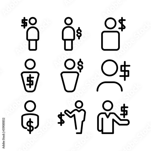 bribe icon or logo isolated sign symbol vector illustration - high quality black style vector icons 