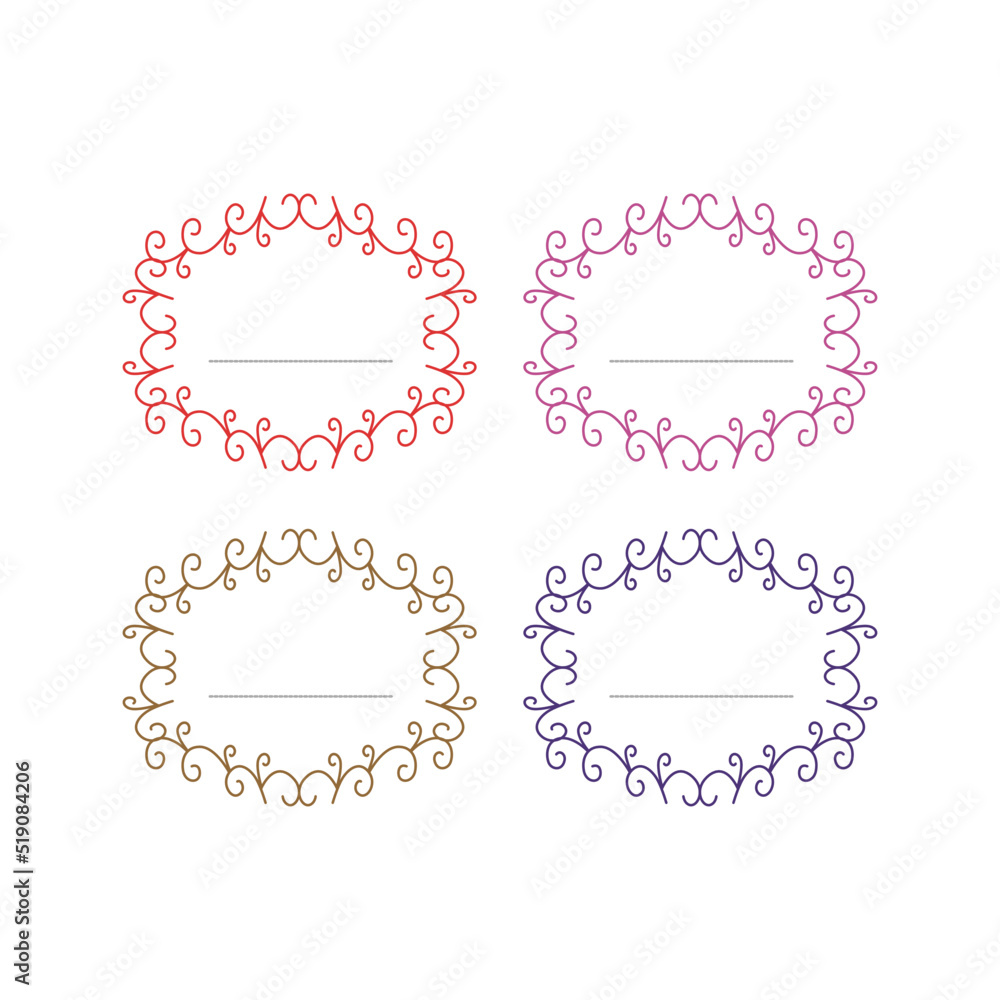 Wedding Luxury Design Symmetry Ornamental Frames, Labels isolated On White Wedding Luxury Design Symmetry Ornamental Frames, Labels isolated On White