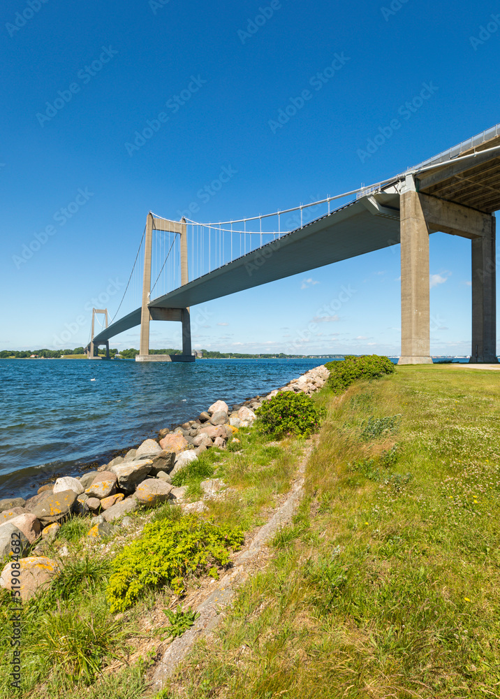 New Little Belt Bridge connecting Jutland and Funen at Middelfart, Denmark New Little Belt Bridge connecting Jutland and Funen at Middelfart, Denmark