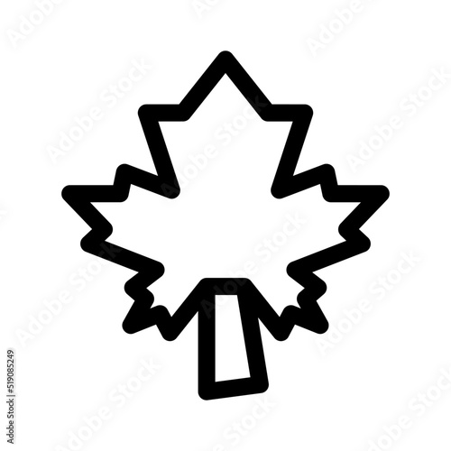 maple leaf icon or logo isolated sign symbol vector illustration - high quality black style vector icons 