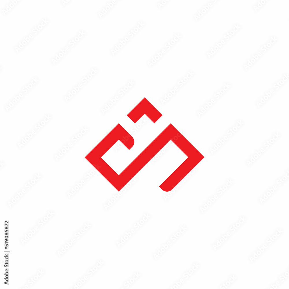 letter m abstract red arrow geometric simple logo vector letter m abstract red arrow geometric simple logo vector