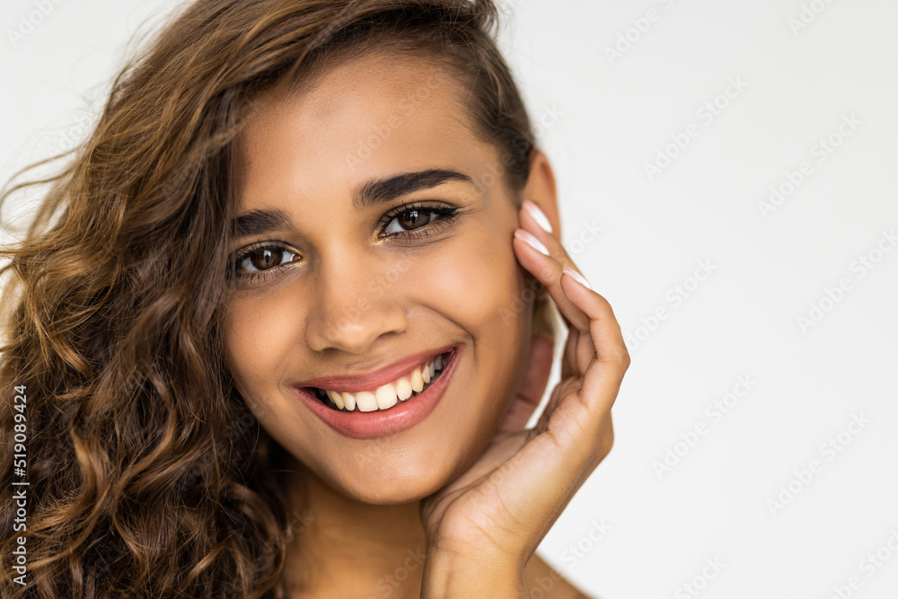 Beautiful sensual woman touching her face. Beauty and skincare concept. Spa. Beautiful sensual woman touching her face. Beauty and skincare concept. Spa.