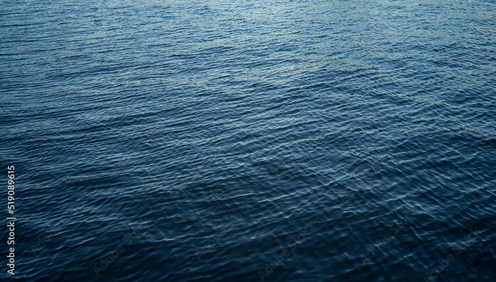 blue ocean waves water surface background - obrazy, fototapety, plakaty 