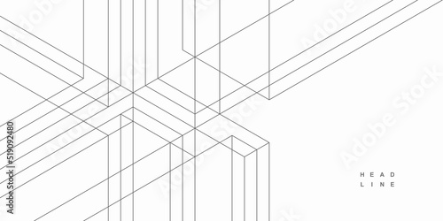Abstract geometric technological background. Vector creative design.