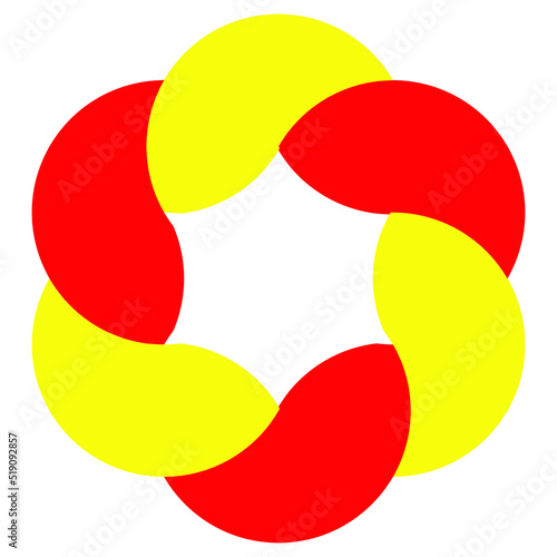 abstract colorful circle