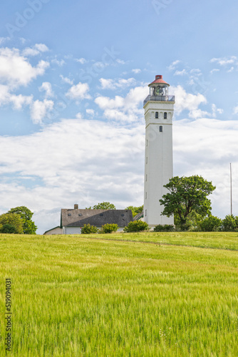 Lighthouse at Keldsnor  Langeland  Denmark