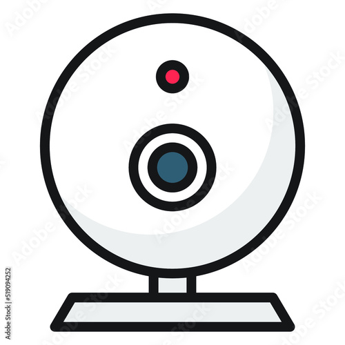 Webcam Vector icon which is suitable for commercial work
