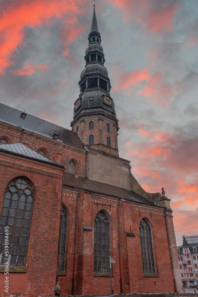 Obraz premium Riga Church of St. Peter
