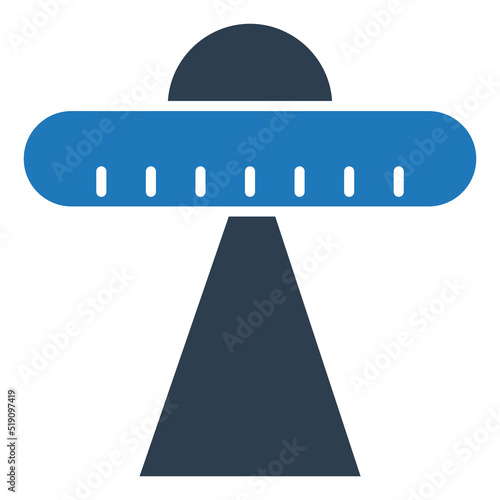Alien Ship Vector icon which is suitable for commercial work
