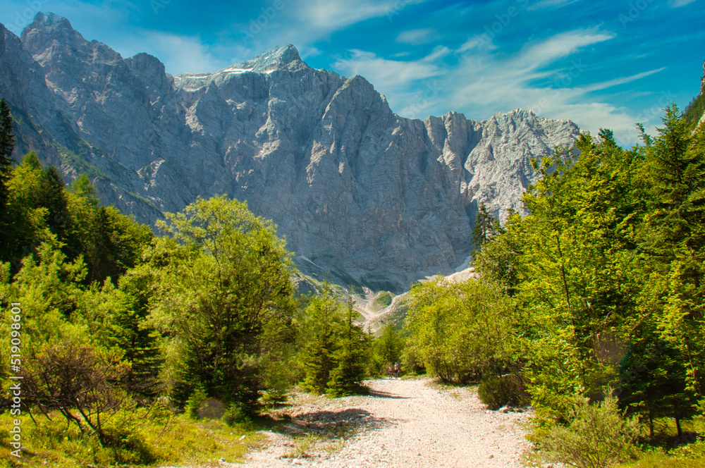 Fototapeta premium Vrata Valley and Triglav, Julian Alps, Slovenia