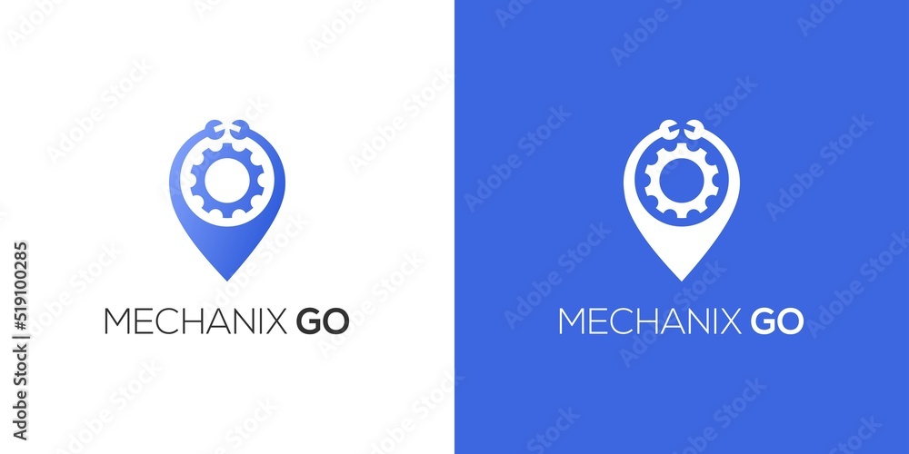 Modern and professional mechanic go logo design 5 Modern and professional mechanic go logo design 5