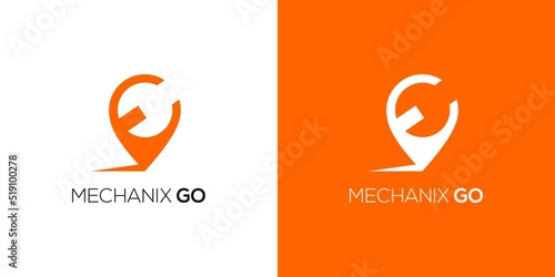 Modern and professional mechanic go logo design 1