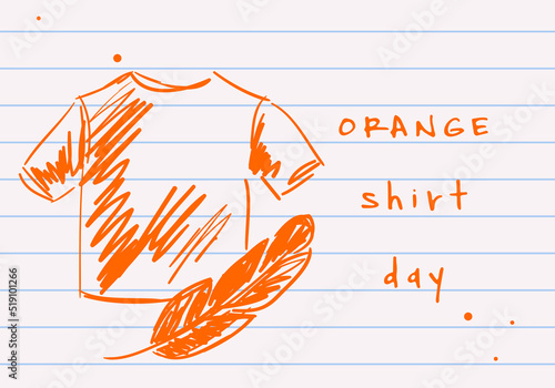 Orange Shirt Day in honor of the indigenous Canadian children against all forms of racism