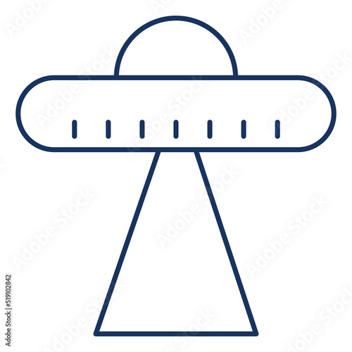 Alien Ship Vector icon which is suitable for commercial work

