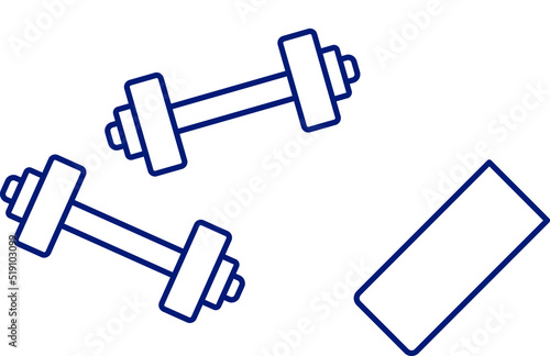 gym bars Vector icon which is suitable for commercial work 