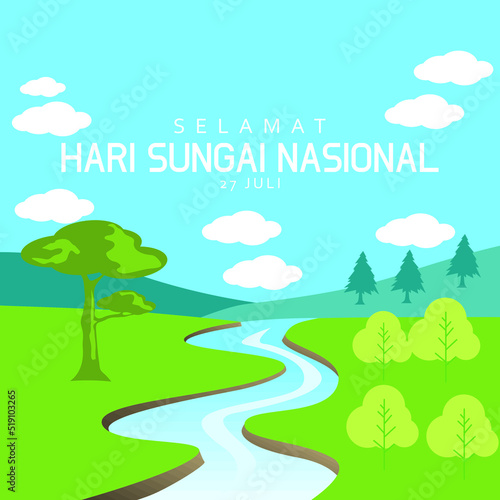 indonesian national rivers day july 27