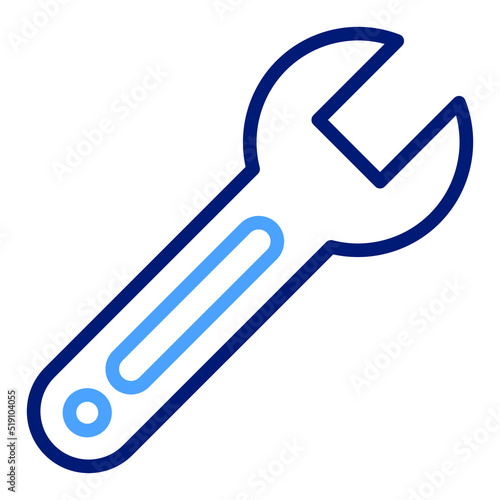 wrench tool Vector icon which is suitable for commercial work